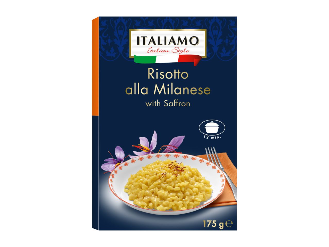 Risotto alla Milanese with saffron, 175g, 12 min cooking time
