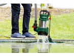 PARKSIDE submersible pump for clean/dirty water, pumping water out of a tank.