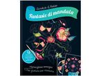 Libro da grattare con disegni di mandala floreali e farfalle, con stilo incluso.