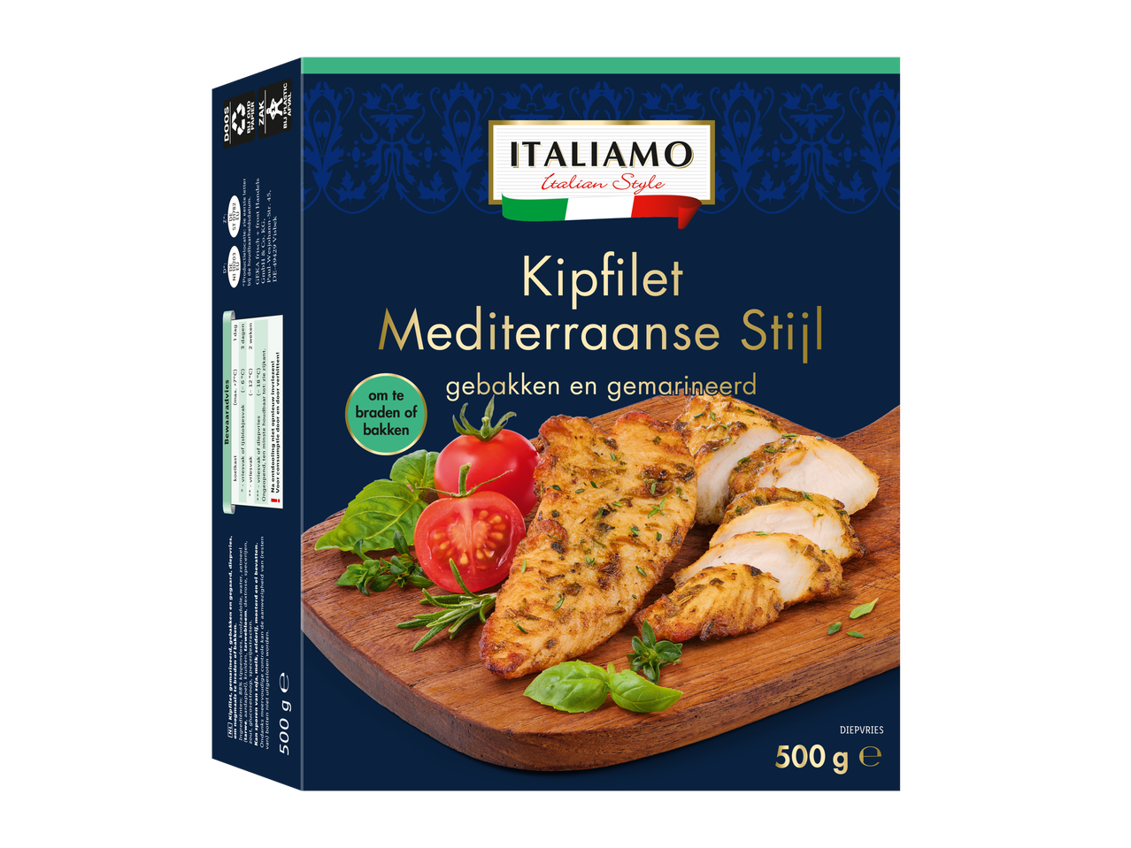 Mediteraanse stijl kipfilet