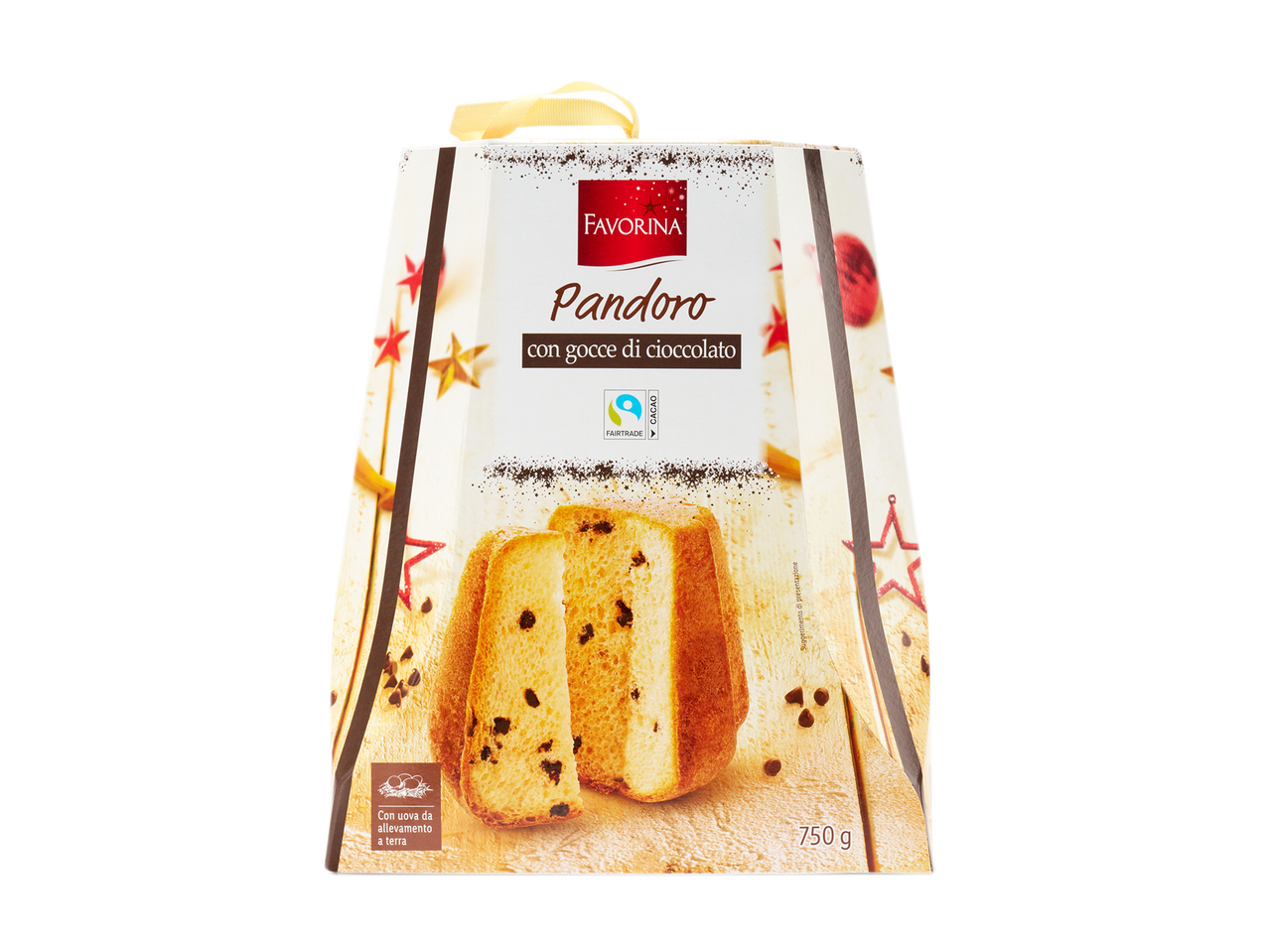 Go to full screen view: Pandoro with chocolate chips - Image 1