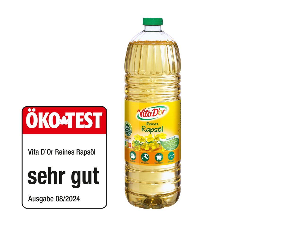Vita D'Or Rapsöl, ÖKO-TEST Bewertung.