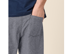 Bermudas cinzentas ESMARA MEN com bolso e t-shirt azul