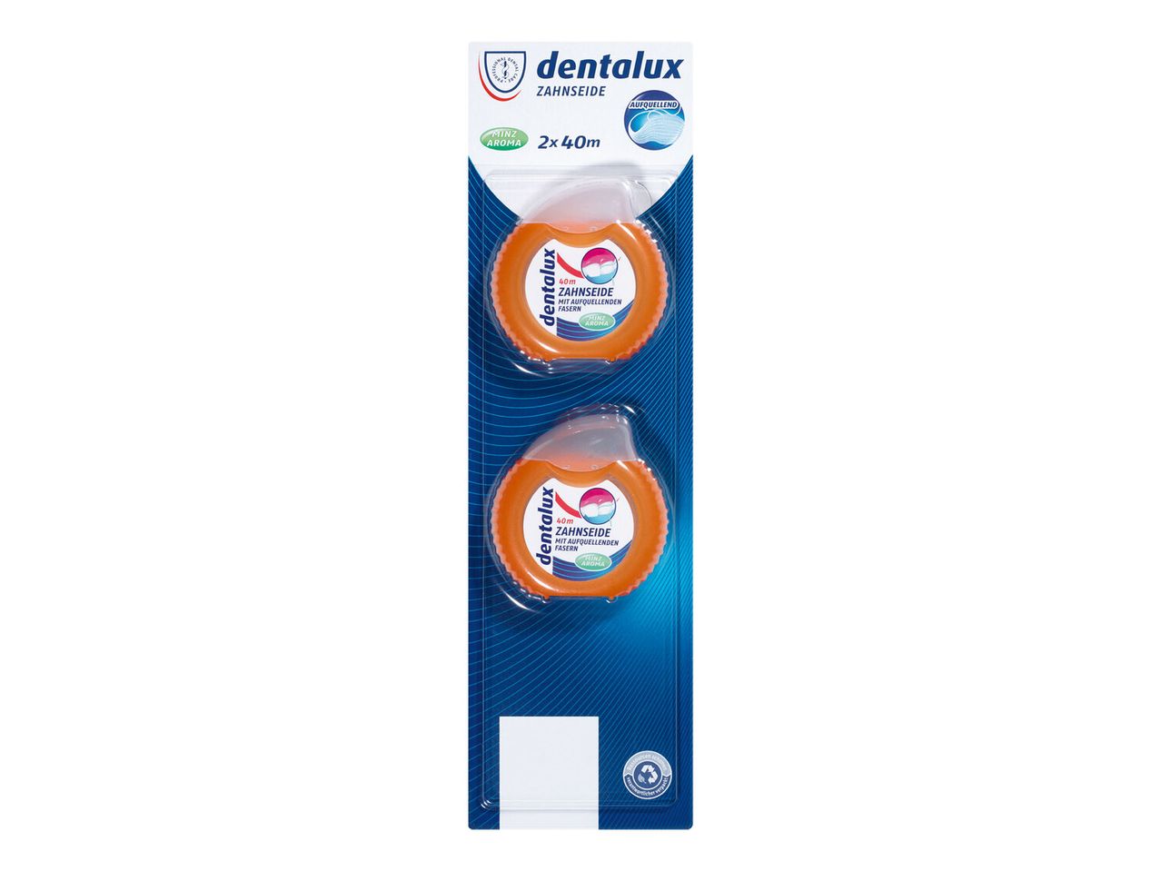 Gehe zu Vollbildansicht: Dentalux Zahnseide aufquellend, Minzaroma - Bild 3