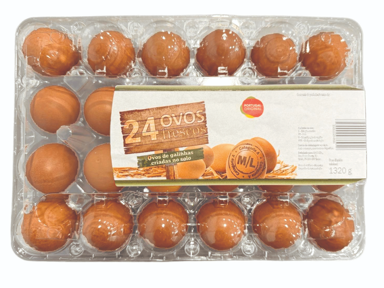 Ovos M/L Galinhas Criadas no Solo