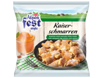 Alpen Fest Kaiser-Schmarrn: Oostenrijkse pannenkoekenhapjes met eiwit en rozijnen.