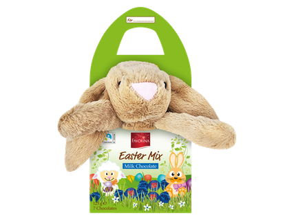 Knuffel met chocolade