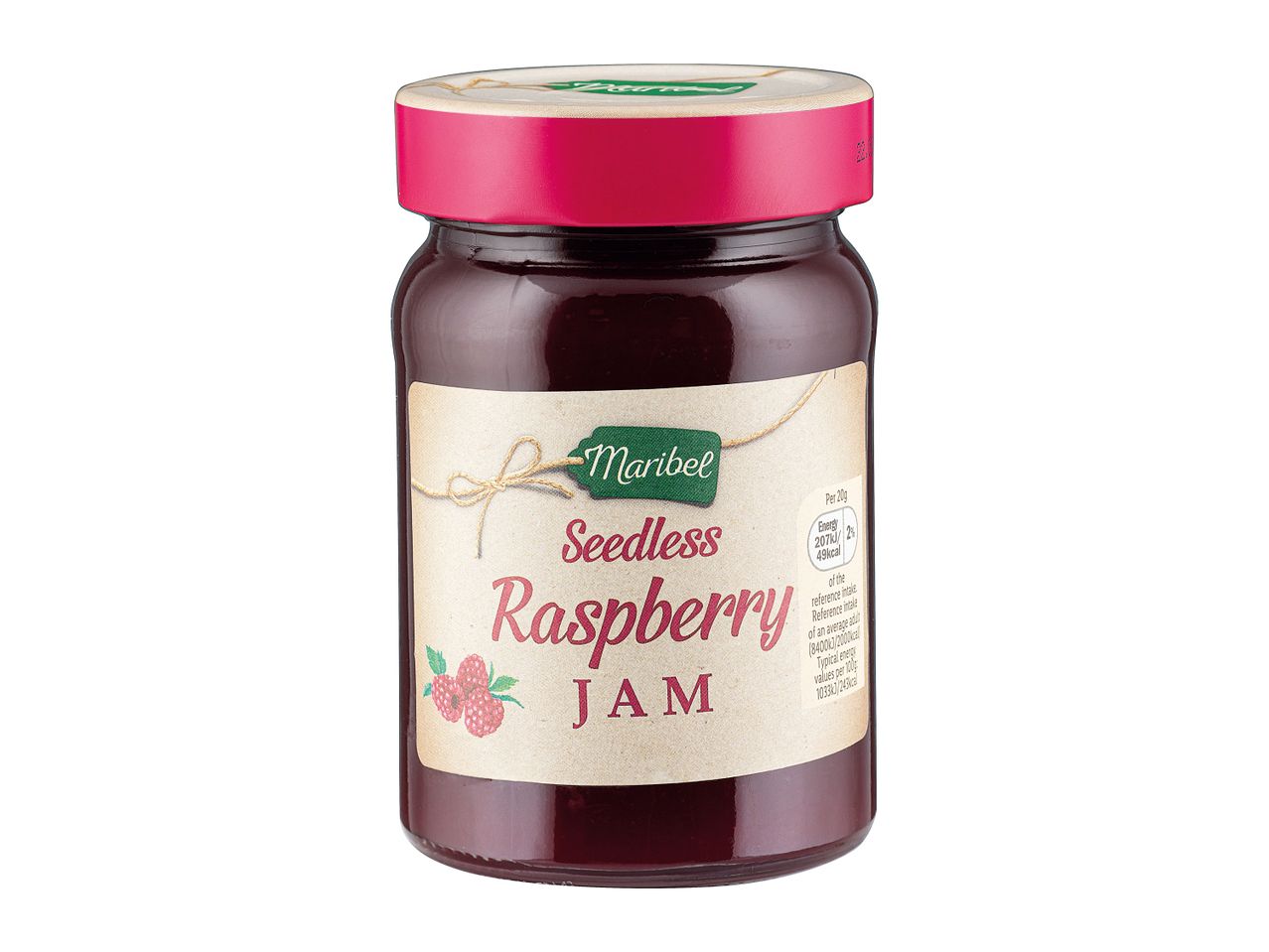 Maribel seedless raspberry jam.