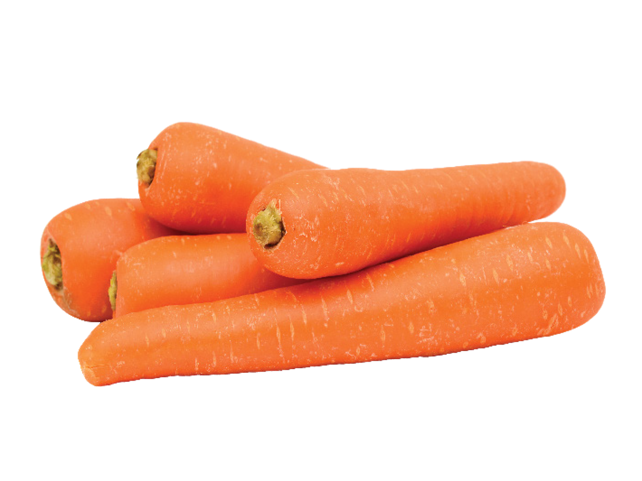 Vairāki svaigi, oranži burkāni, kas sakrauti kaudzē.