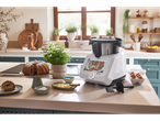 Monsieur Cuisine Smart, cake and baking ingredients in kitchen.