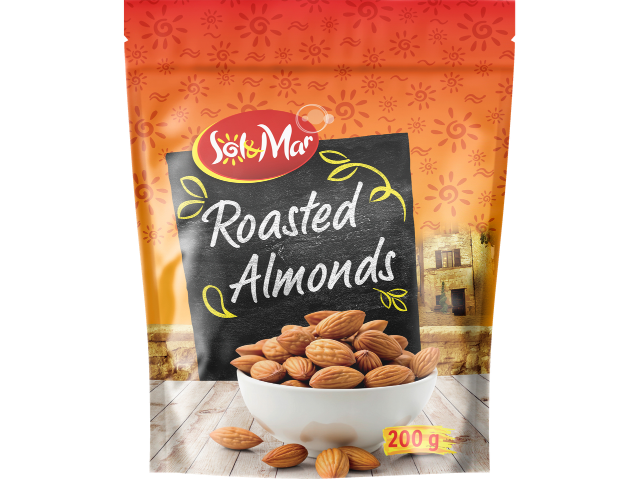 Sol&Mar roasted almonds, 200g.
