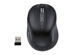 Black TRONIC wireless mouse with a USB receiver