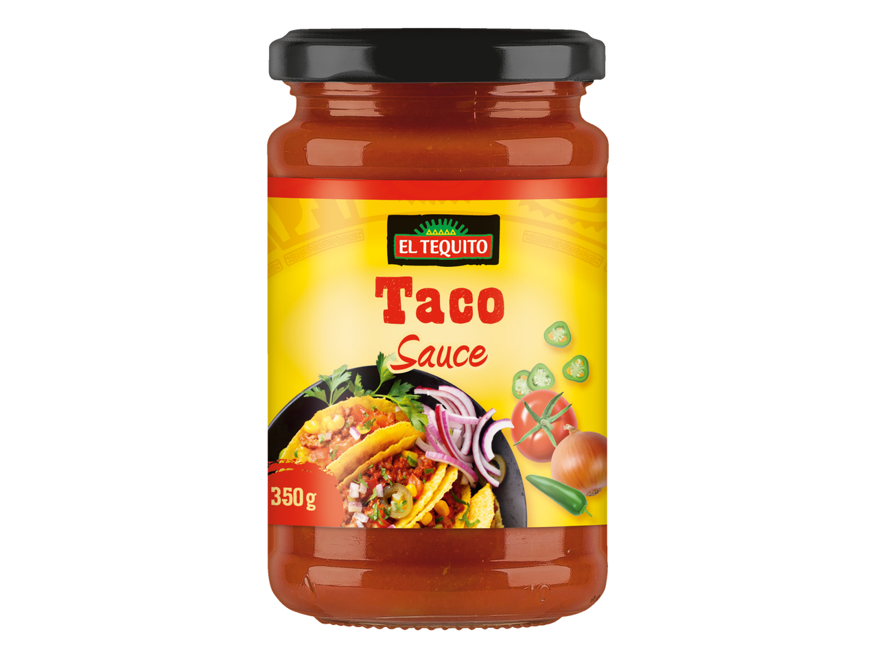 Molho El Tequito Taco: 350g, para tacos.