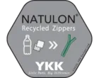 Natulon recycled zippers