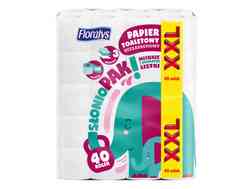 Floralys Papier toaletowy 3-warstwowy, XXL