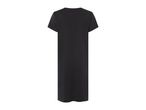 Black maxi t-shirt dress.