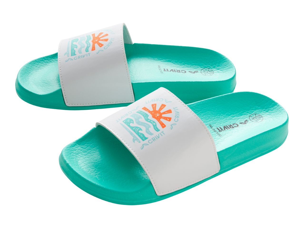 Ladies’ Turquoise Sliders