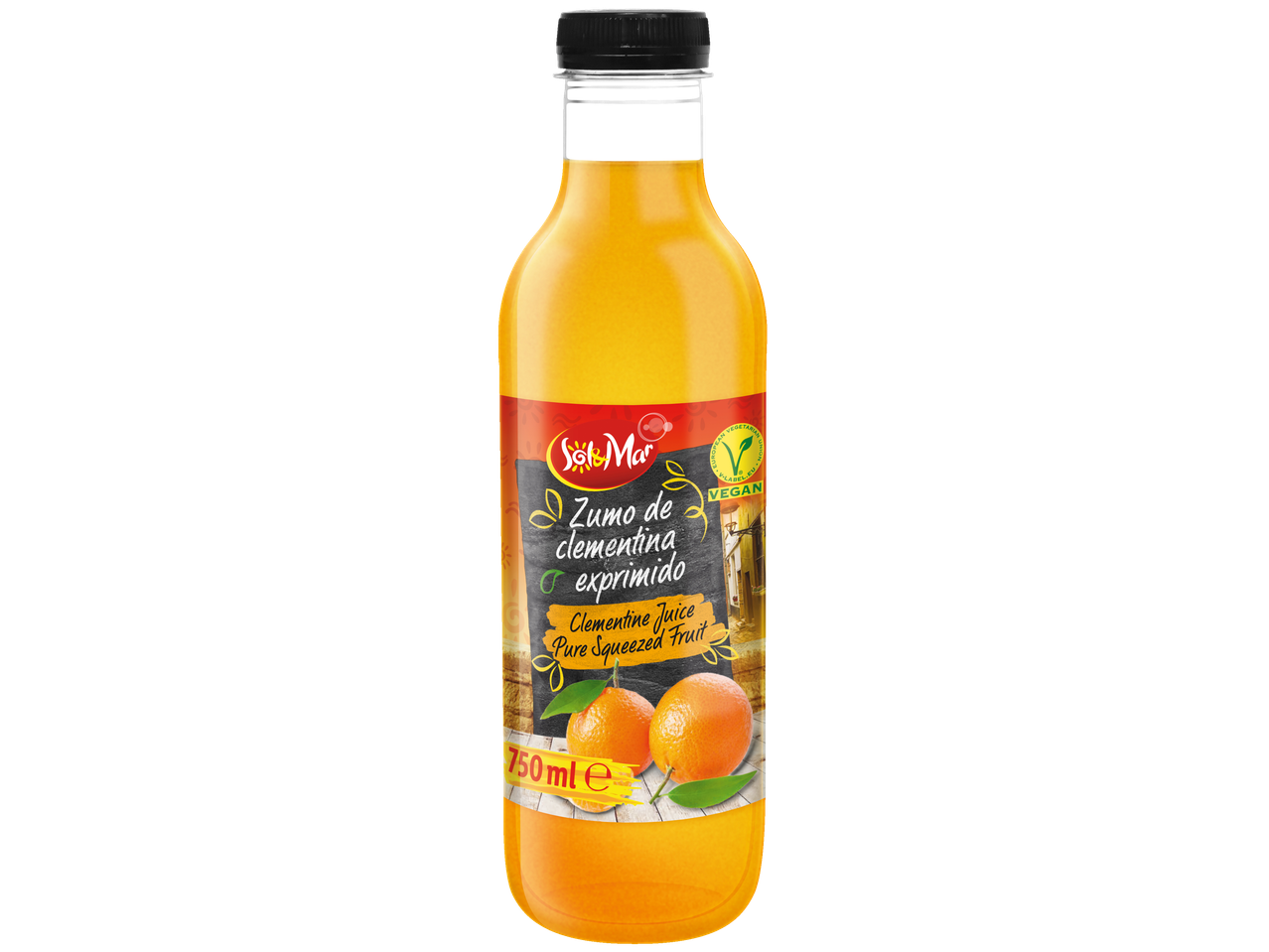 Сок от клементини Sol&Mar, 750 мл, прясно изцеден.
