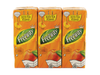 Três caixas de Chá Gelado Freeway Pêssego juntas.