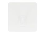 Self-adhesive wall hook with transparent backing