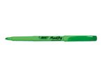 A BIC Marking highlighter in bright green.