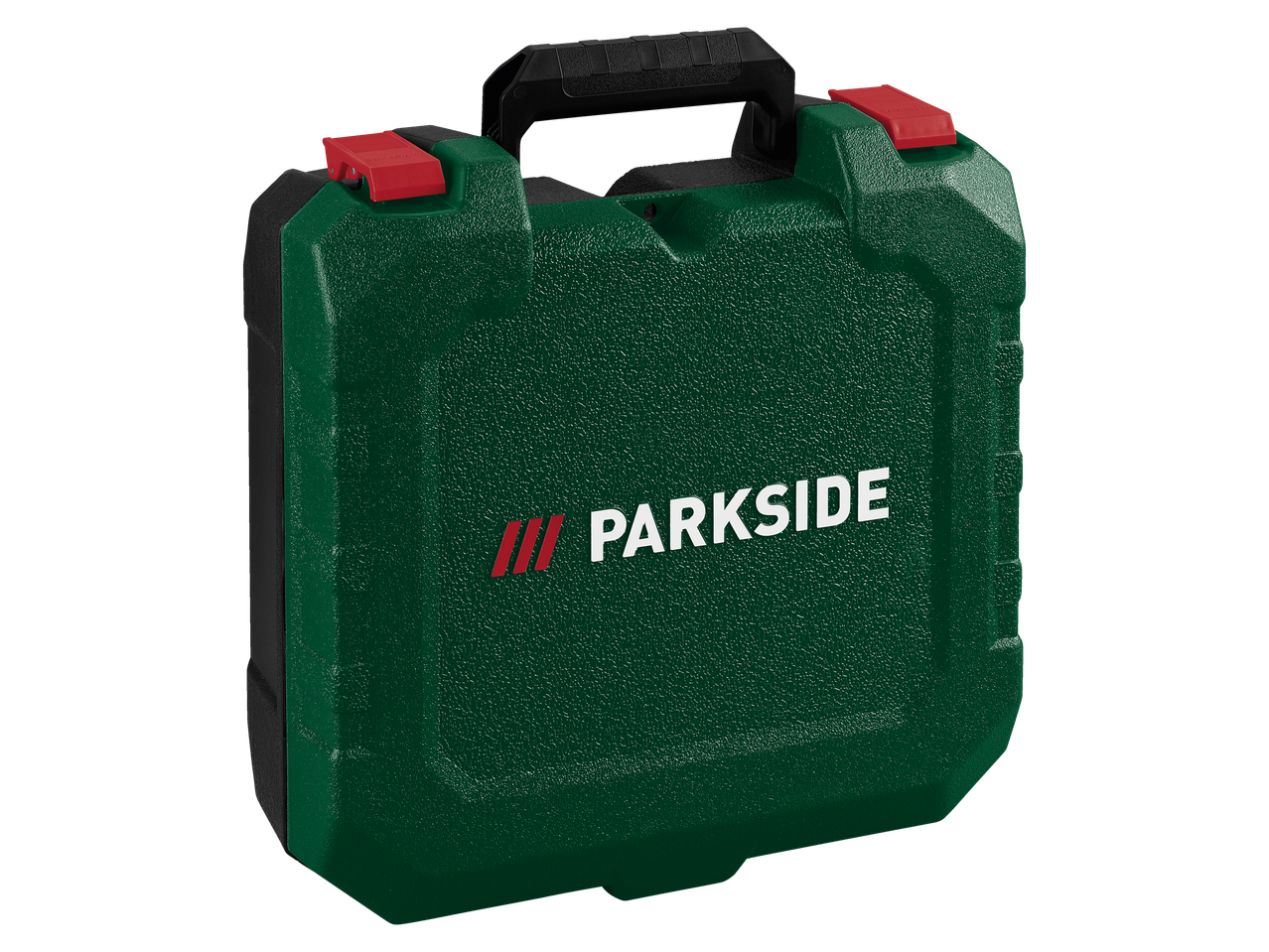 Zaļa Parkside instrumentu kaste.