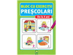 Caiet de exerciții cu ilustrații pentru preșcolari (5 ani).