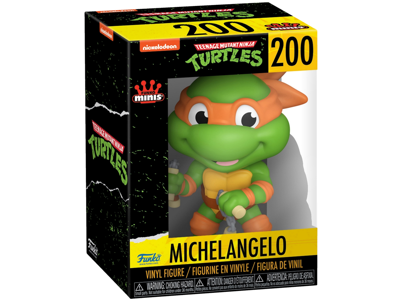 Funko Mini: Michelangelo Teenage Mutant Ninja Turtle.