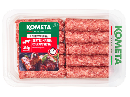 Friss sertés-marha csevapcsicsa