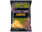 Alma Latina potato chips, lime flavour.