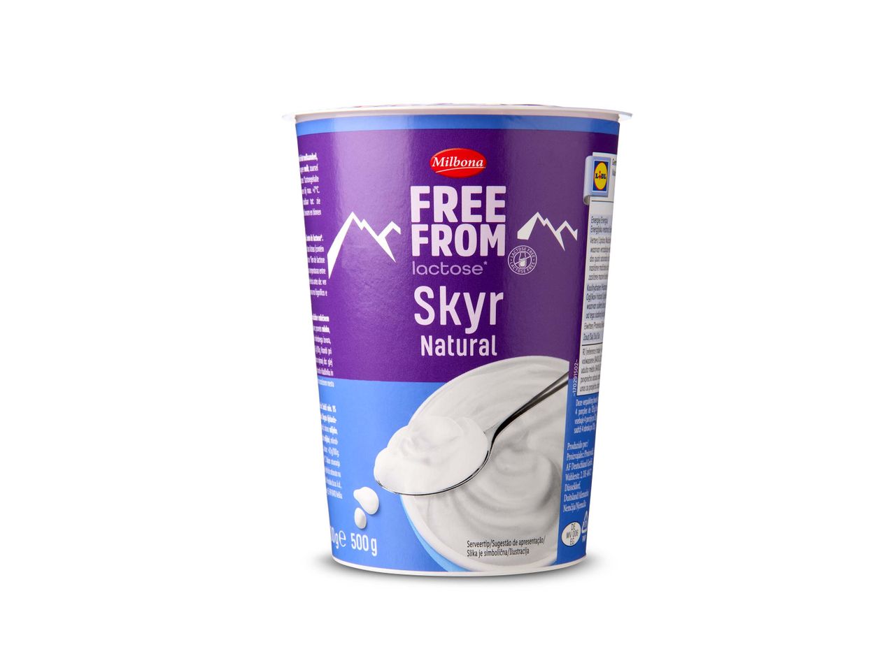 Milbona lactosevrije natuurlijke Skyr.