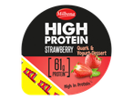 Sobremesa Milbona de Quark e Iogurte com Alto teor de Proteína e Morango