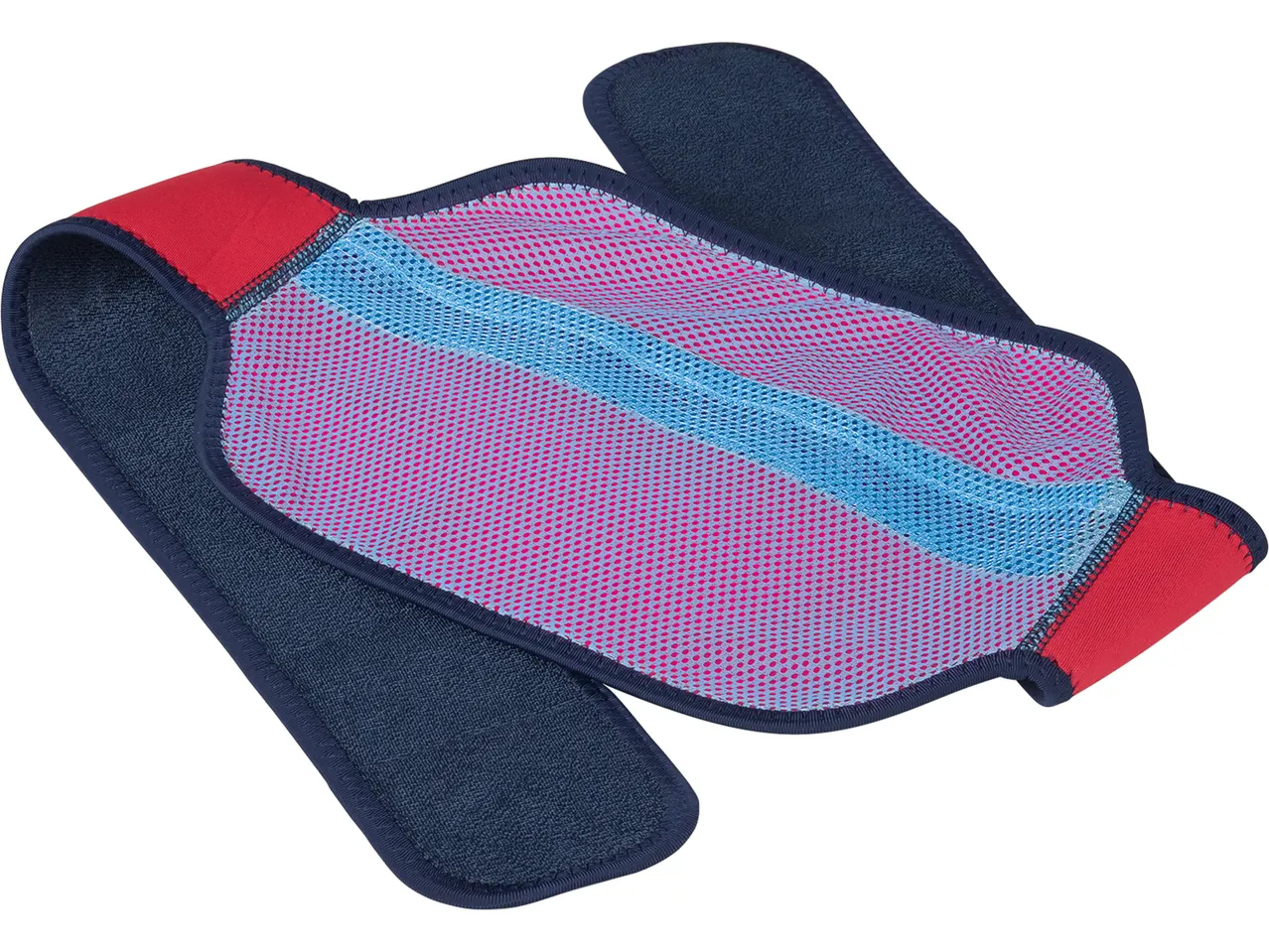 Cuscino gel per terapia caldo/freddo rossa e blu con tessuto a rete