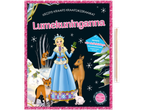 Krasboek 'Lumekuninganna' koos värviefektide ja kraapimismotiividega, kaasas puidust pulgake.