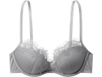 Sutiã Esmara em cinzento com detalhes de renda