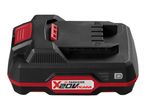 Black and red power tool battery with a charge indicator and X20V Team logo.