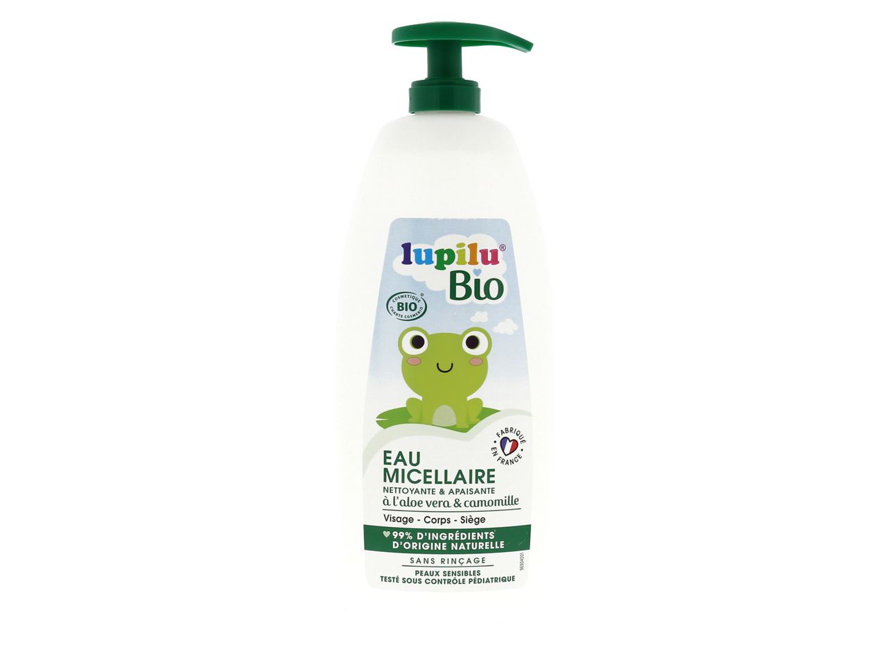 Eau micellaire Lupilu Bio pour bébés.