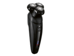 Máquina de barbear recarregável CIEN BEAUTY com três cabeças rotativas e indicador de bateria.