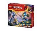 LEGO Ninjago sæt med blå kriger og ninjafigurer.