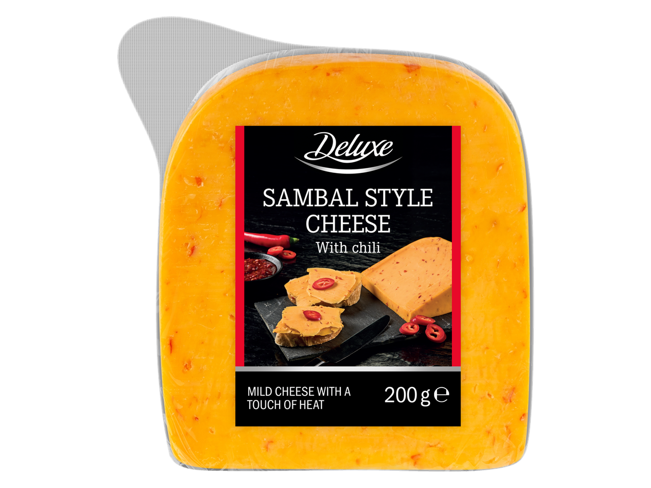 Deluxe Sambal stiliaus sūris su čili, 200g