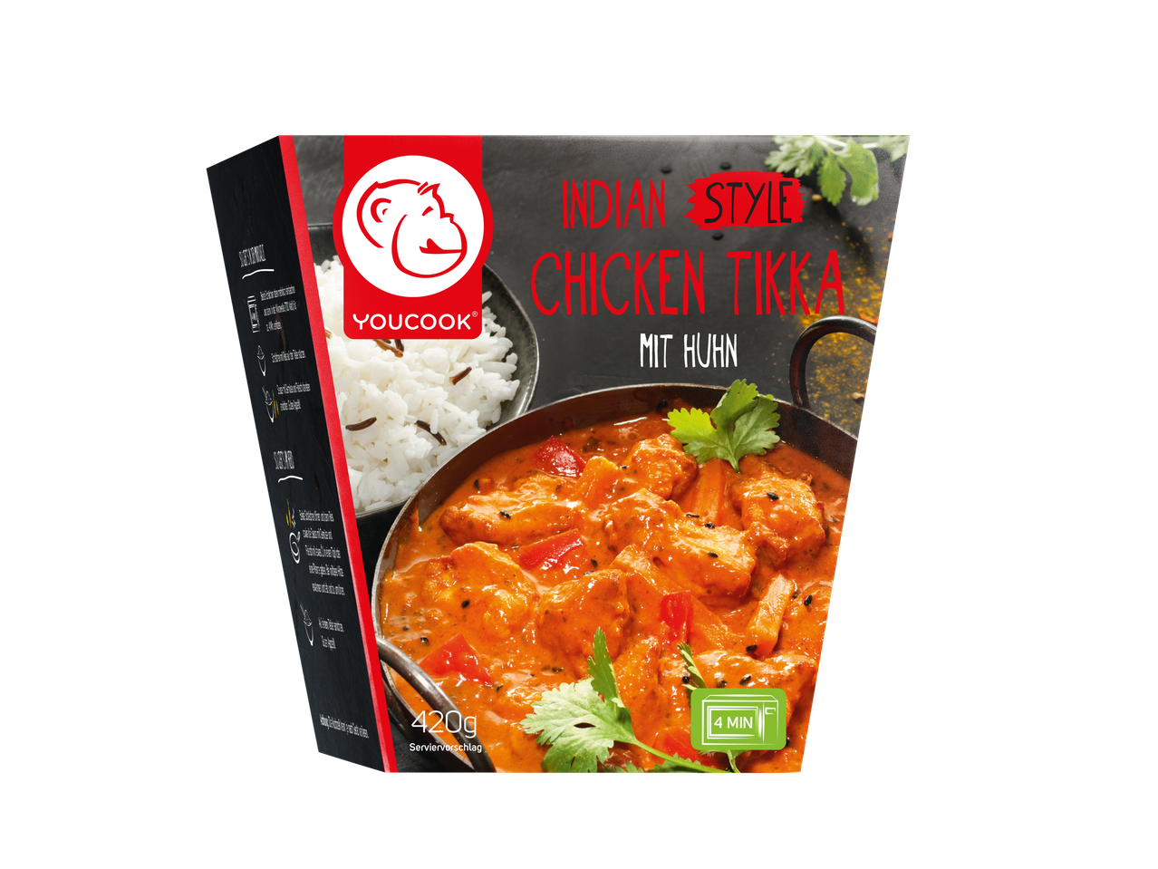 Youcook Indisches Chicken Tikka mit Reis.