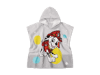 Paw Patrol Badeponcho mit Kapuze für Kinder.