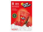 8 Sun Lolly aardbeien ijslolly's voor thuis invriezen.