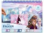 Списък за рисуване на Disney Frozen с 10 картини.