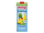 Tropische fruitdrank zonder toegevoegde suiker, met 16 kcal per 100 ml.