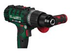 A Parkside PSBSA 20-Li C3 cordless drill is shown in detail.