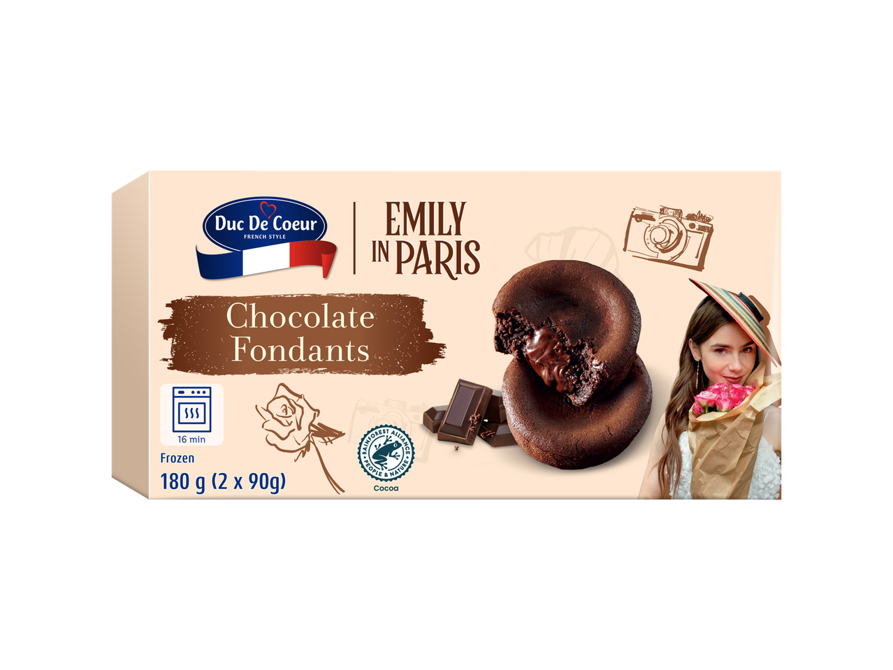 Duc De Coeur Emily i Paris: chokladfondanter.