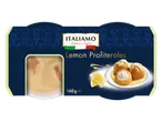 Italimo Italiaanse stijl citroen profiteroles.
