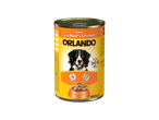 Boîte de pâtée pour chien Orlando au bœuf et poulet, 400g