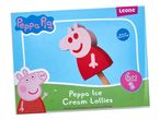 Peppa Prašička sladoledne lizike v škatli.